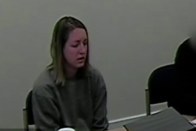 <p>Lucy Letby during her police interview.</p>
