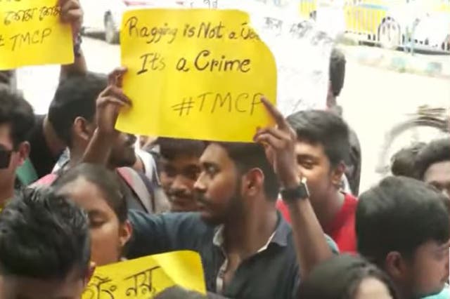 <p>Outrage in Kolkata, India, following university student’s death</p>