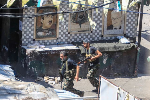 Lebanon Palestinian Camp Clashes