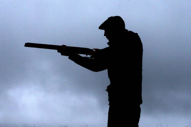 A member of a shooting party (PA)