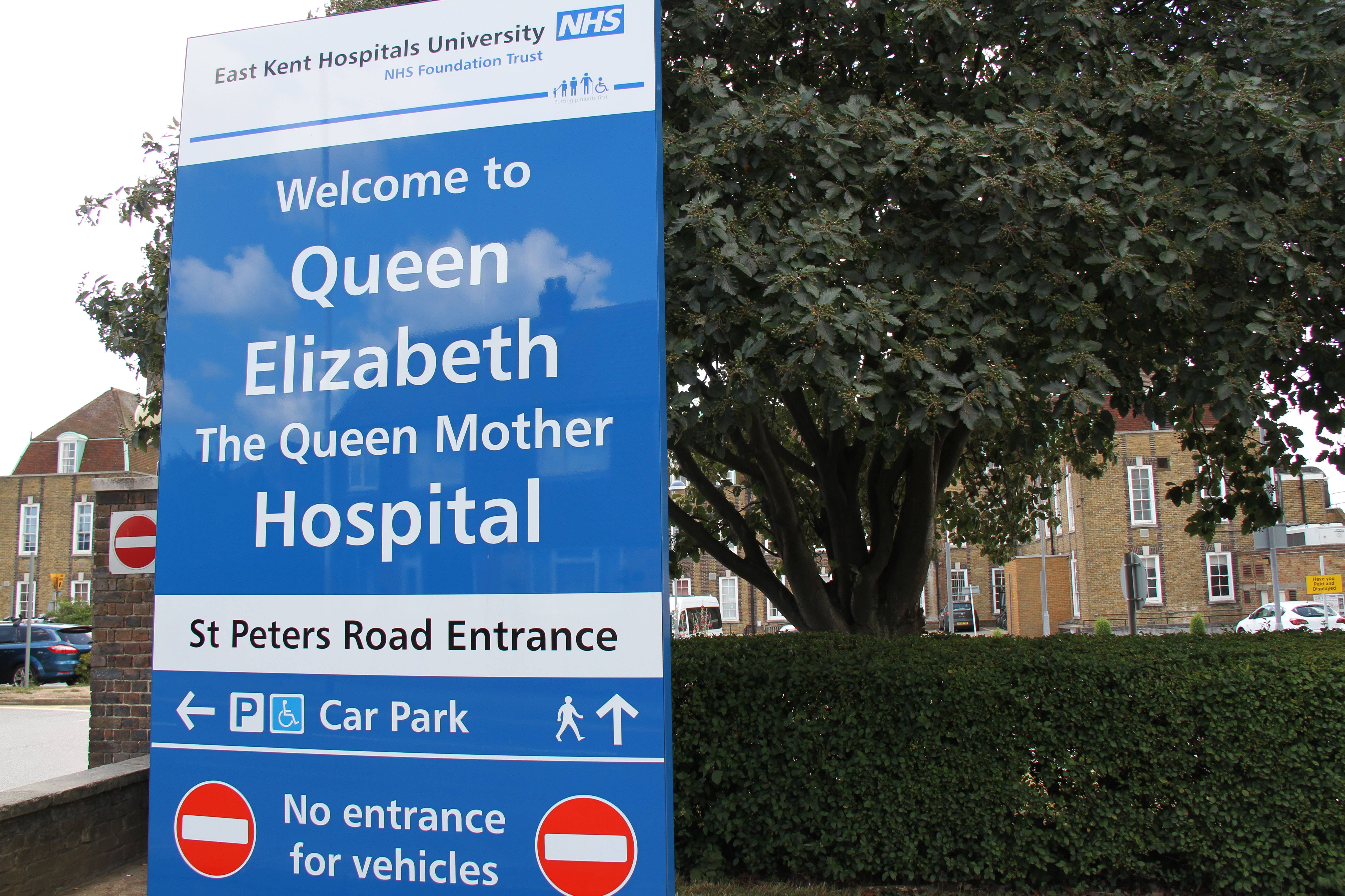 Queen Elizabeth The Queen Mother Hospital in Margate, Kent (Alamy/PA)