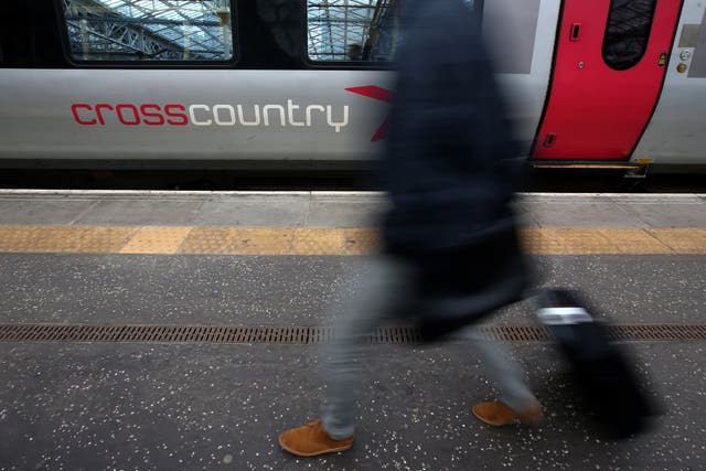 CrossCountry staff will take part in strike action on four days (Andrew Milligan/PA)