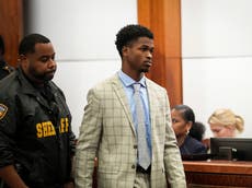 Former NFL player’s son jailed for life after third trial for killing his parents