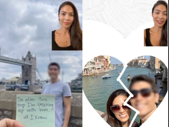 Woman exposes cheating boyfriend with Post-It notes The Independent photo