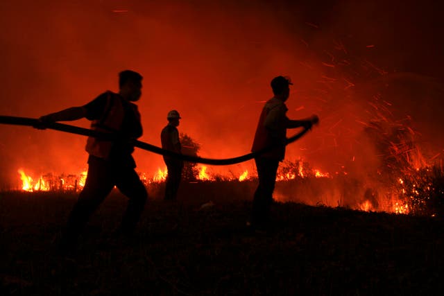 APTOPIX Indonesia Fires