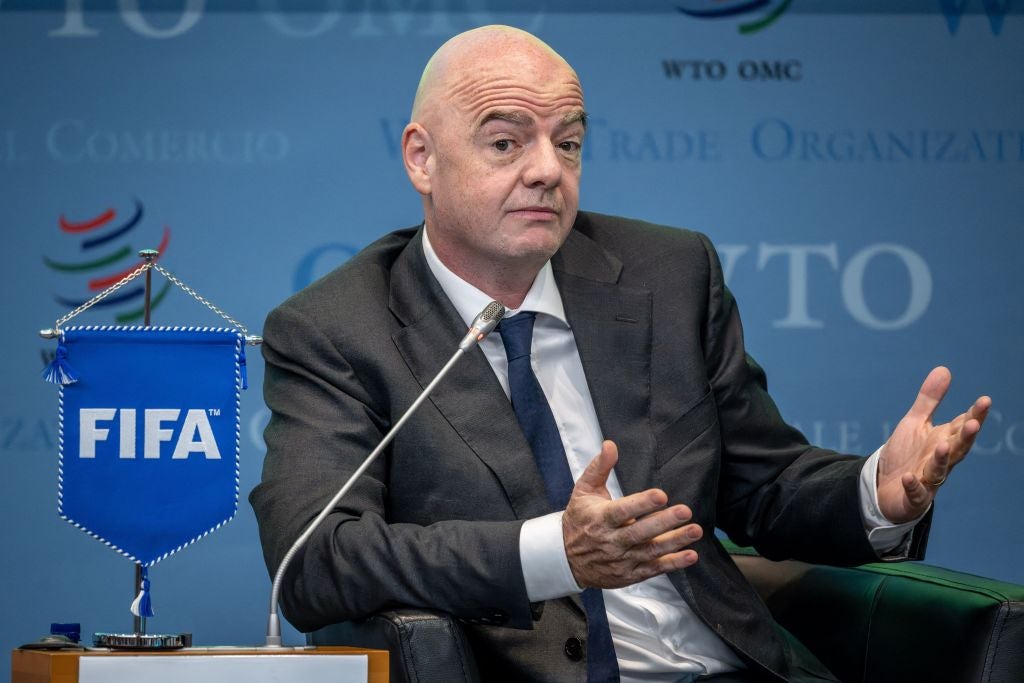 Gianni Infantino endured critcism for his speech on Friday