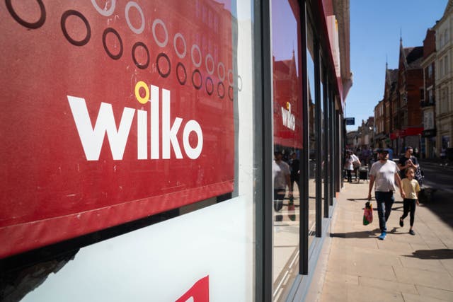 There are ‘grounds for hope’ over the future of Wilko after expressions of interest during the administration process, the GMB union has said (James Manning/PA)