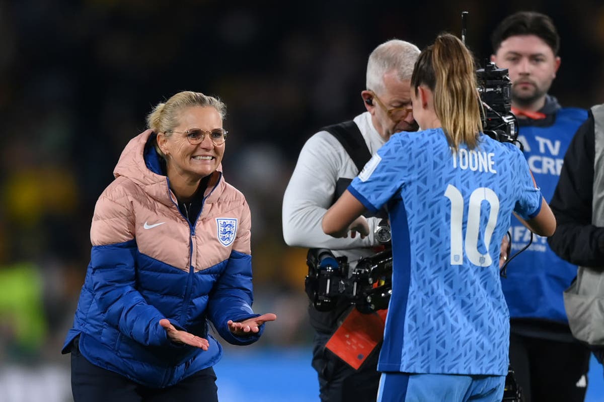 Women’s World Cup LIVE: Sarina Wiegman says ‘everyone’s talking about 1966’ and backs England to end 57 years of hurt