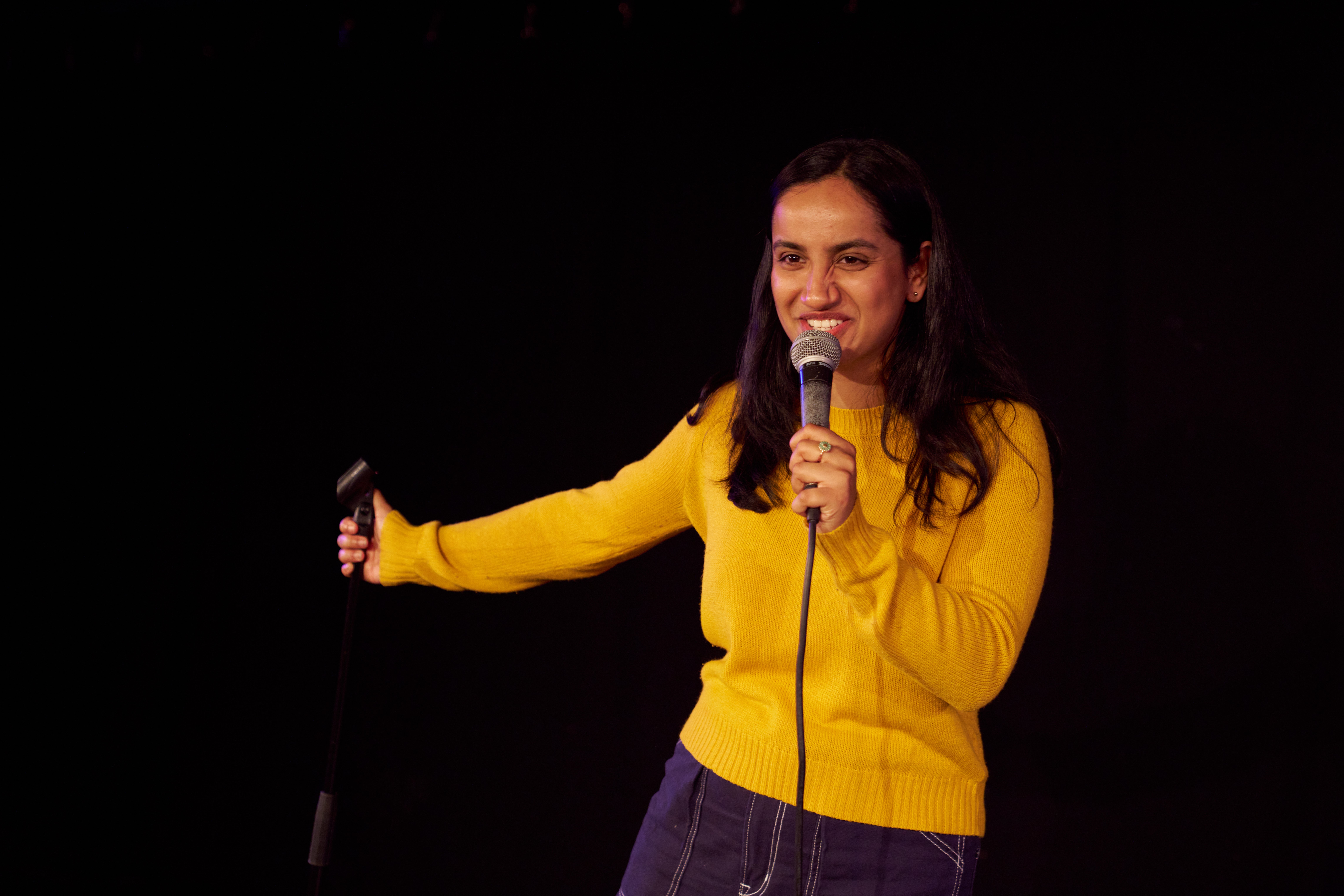 Mumbai-based comic Urooj Ashfaq gets knocked off course by a quieter audience, before the rest of the show unravels
