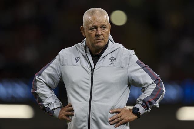 Wales head coach Warren Gatland is preparing to name his World Cup squad (Ben Whitley/PA)
