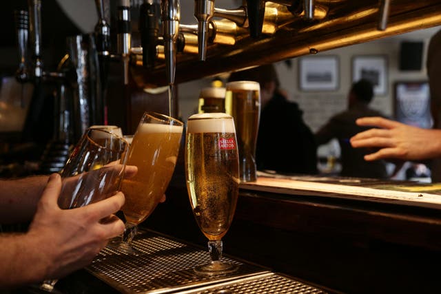 MPs have called on authorities to “turn a blind eye” to pubs opening early for the Lionesses World Cup final match (Yui Mok/PA)