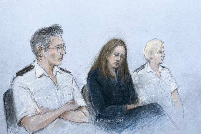 Lucy Letby had been on trial at Manchester Crown Court (Elizabeth Cook/PA)