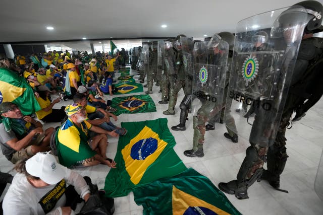 BRASIL-DISTURBIOS-POLICÍA MILITAR