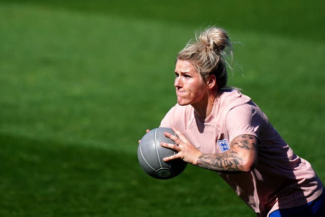 Millie Bright is gearing up for the World Cup final (Zac Goodwin/PA).