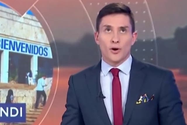 <p>6.3-magnitude earthquake interrupts news anchors on Colombian TV</p>