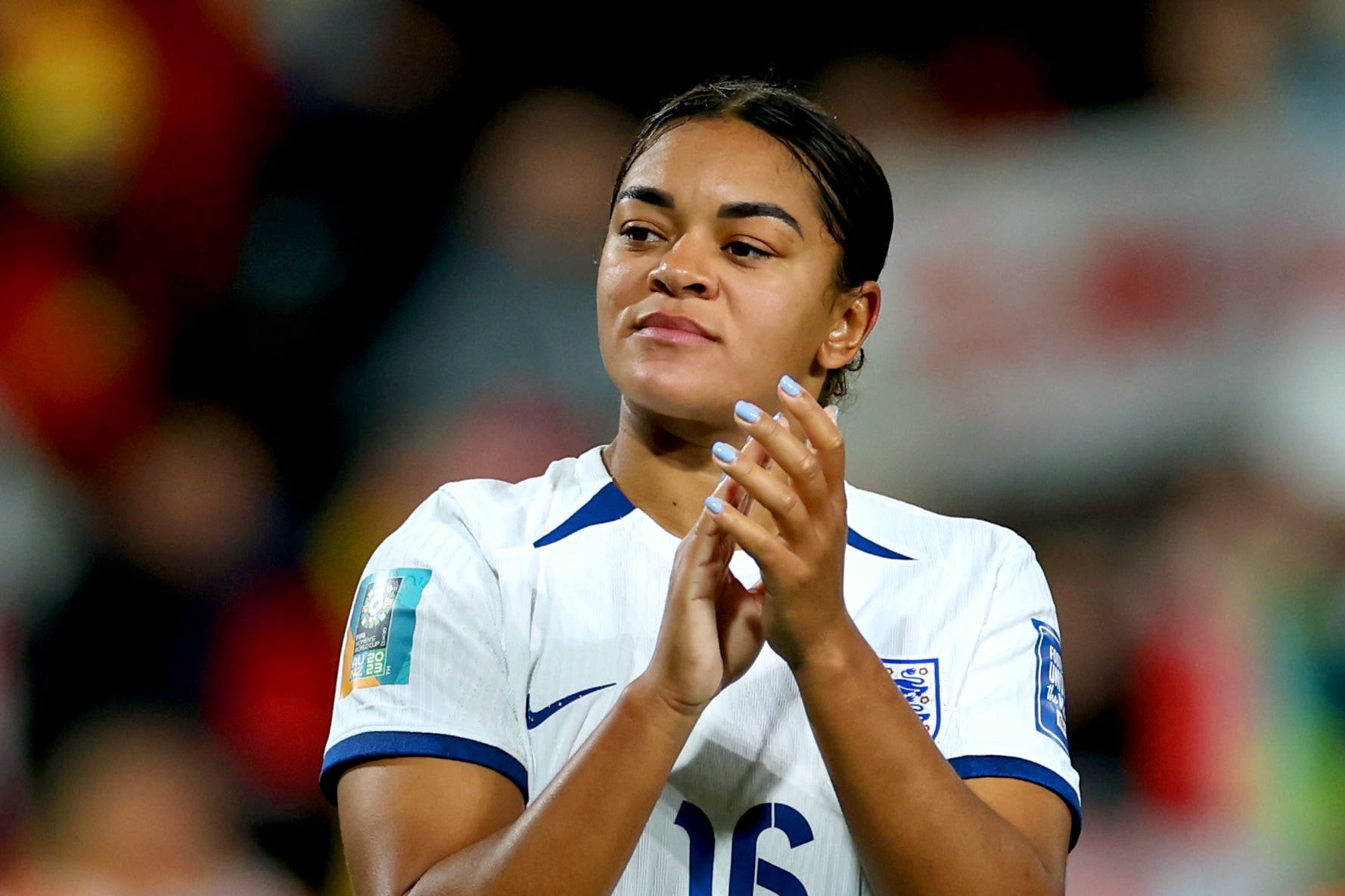 Jess Carter has been instrumental in ensuring Engand have conceded just three goals so far at the World Cup (Isabel Infantes/PA)