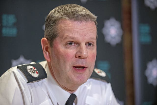 ACC Chris Todd said police were continuing to investigate the loss of an officer’s laptop and notebook (Liam McBurney/PA)