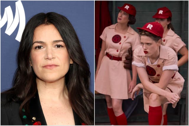 <p>Abbi Jacobson and A League of Their Own characters</p>