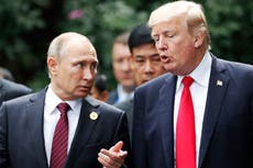 Putin calls Trump’s laundry list of criminal charges ‘persecution’