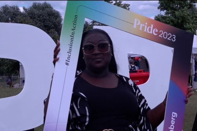 Phyll Opoku-Gyimah, also known as Lady Phyll, co-founder of UK Black Pride hopes to create a ‘legacy’ for future generations (Shivansh Gupta/PA)