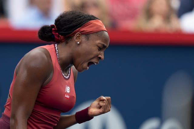 Coco Gauff will face Karolina Muchova in the final of the women’s singles at the Western and Southern Open (Christinne Muschi/AP/PA)