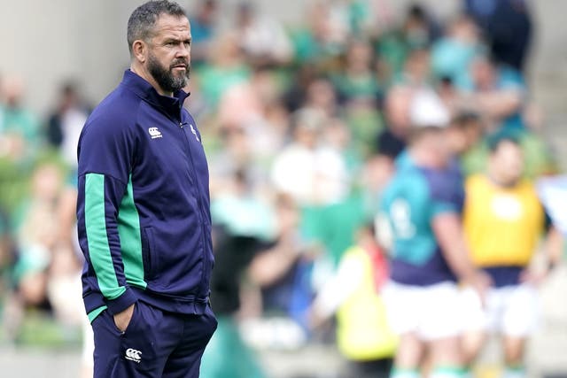 Andy Farrell has guided Ireland to 12 straight wins (Niall Carson/PA)