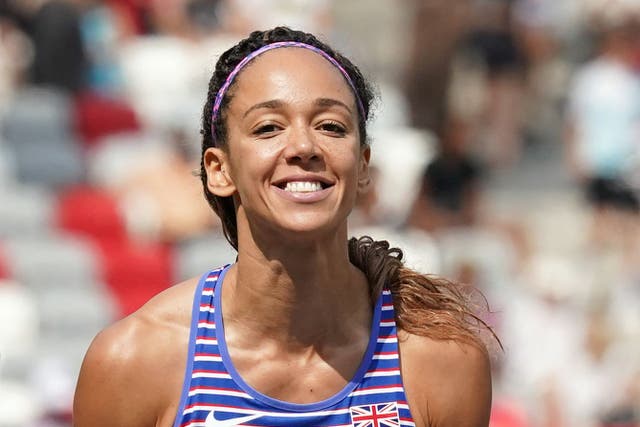 Great Britain’s Katarina Johnson-Thompson is closing in on a gold medal. (Martin Rickett/PA)