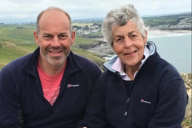 <p>Location, Location, Location star Phil Spencer pictured with his mother Anne in 2017 </p>