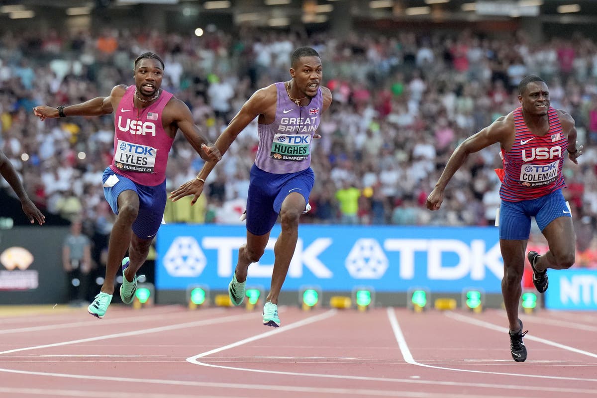 Zharnel Hughes inspired to historic Budapest bronze by Olympic heartbreak