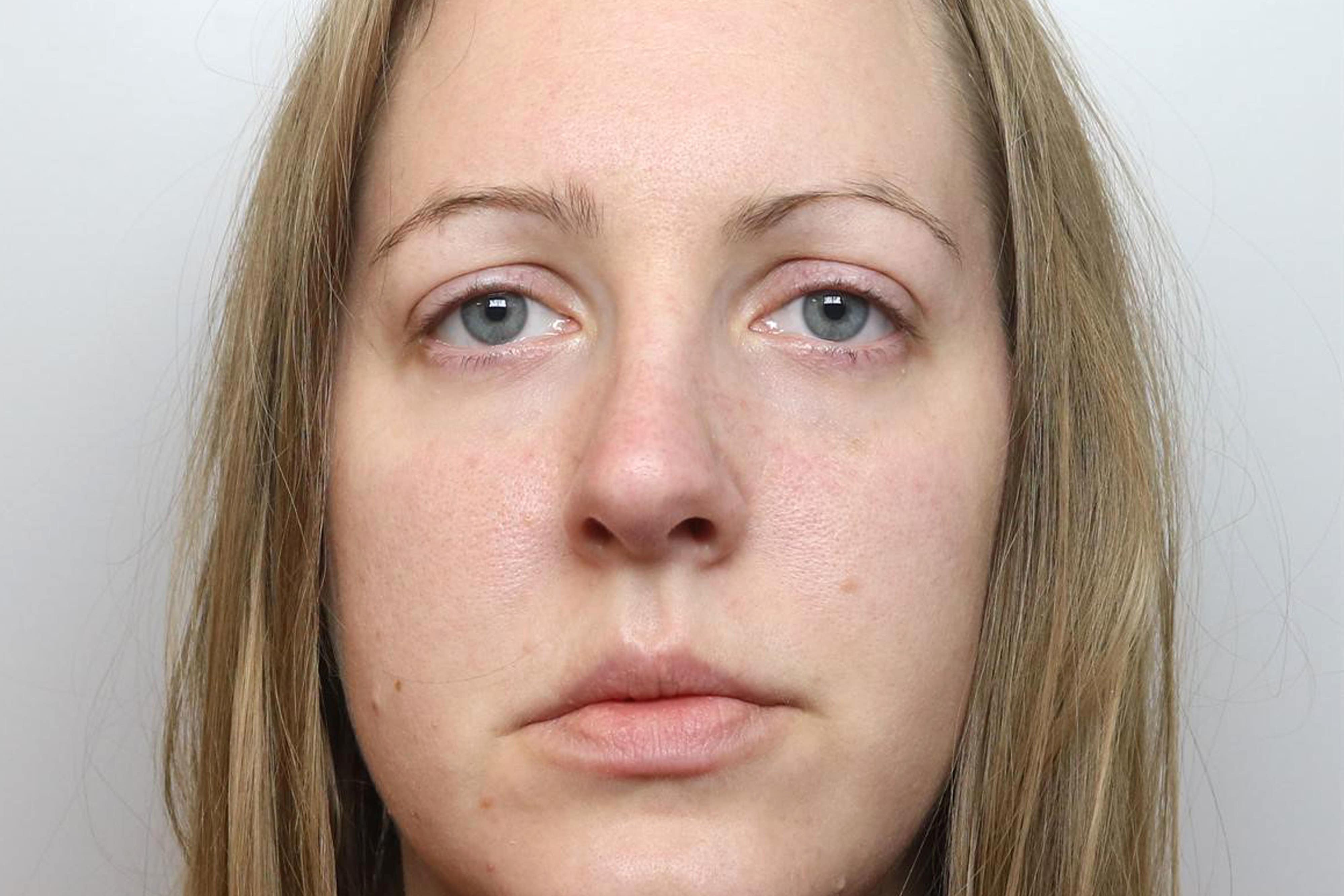 <p>Nurse Lucy Letby did not appear in the dock at the beginning of her sentencing hearing at Manchester Crown Court for the murder of seven babies and the attempted murder of six more</p>