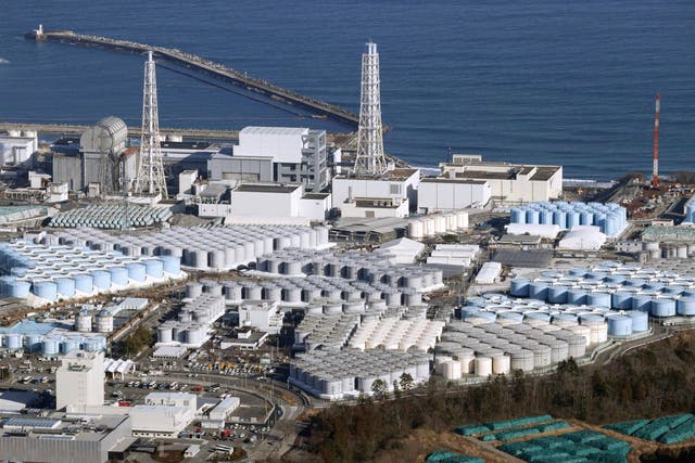 <p>The tsunami-wrecked Fukushima Daiichi nuclear power plant in Okuma town, northeastern Japan</p>