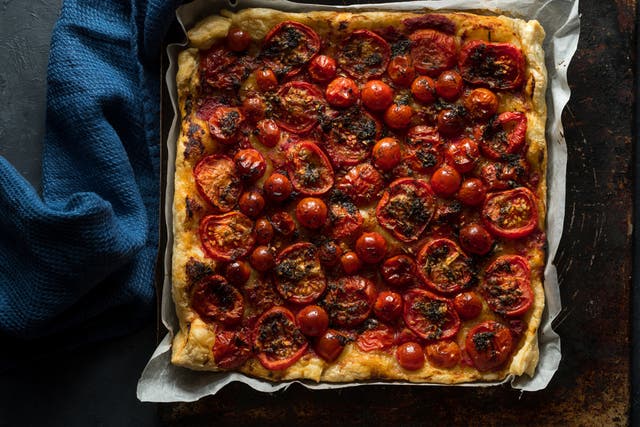 <p>Make the most of tomato season with this cheesy tart recipe </p>