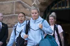 England’s Lionesses on way home after most-watched women’s football match