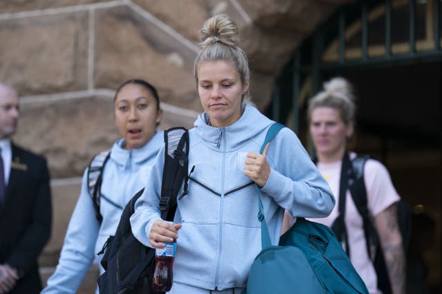 The Lionesses are on their way home after their World Cup final defeat (Zac Goodwin/PA)