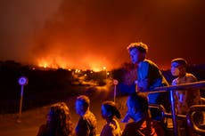 Major wildfires burn in Greece, Spain's Canary Island of Tenerife