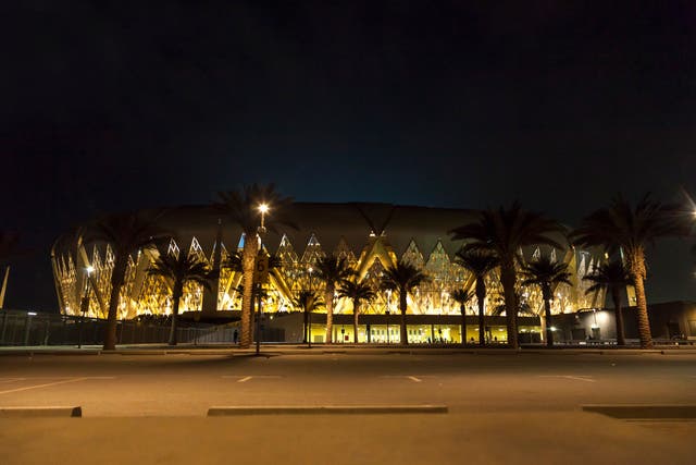 <p>King Abdullah sports city stadium </p>