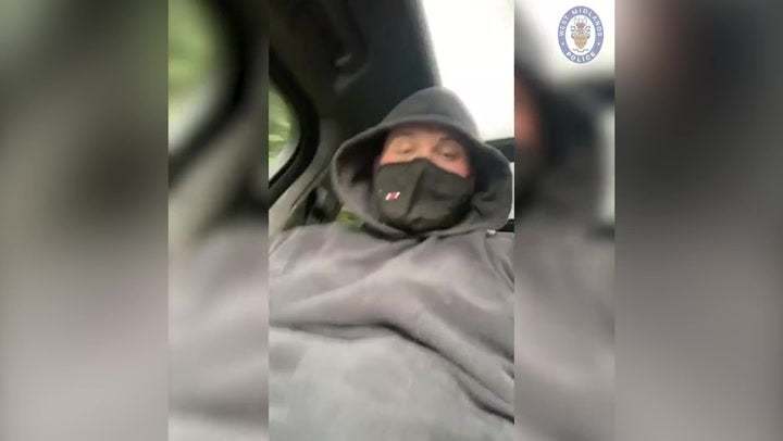 <p>Thief caught driving £55,000 Range Rover Sport after posting video selfie.</p>