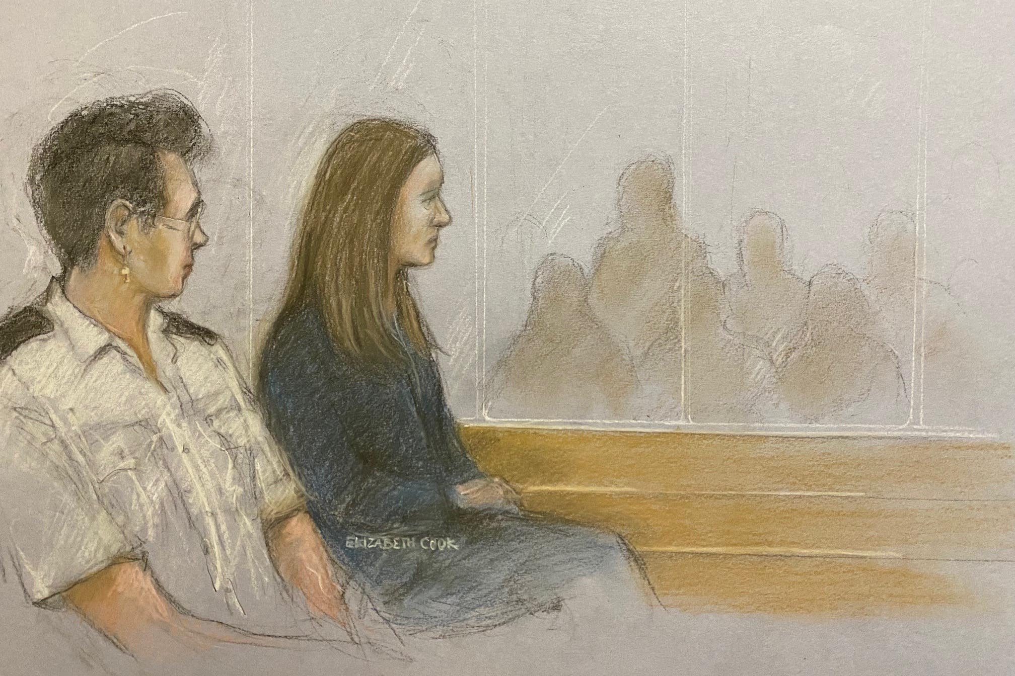 Lucy Letby was sentenced in her absence (Elizabeth Cook/PA)