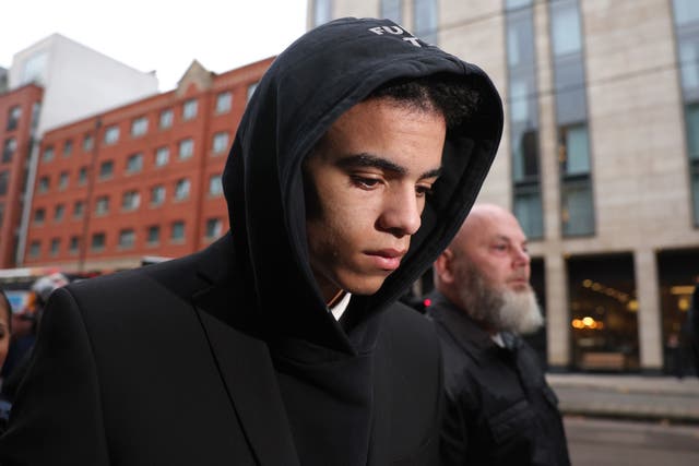 Mason Greenwood is to leave Manchester United (Paul Currie/PA)