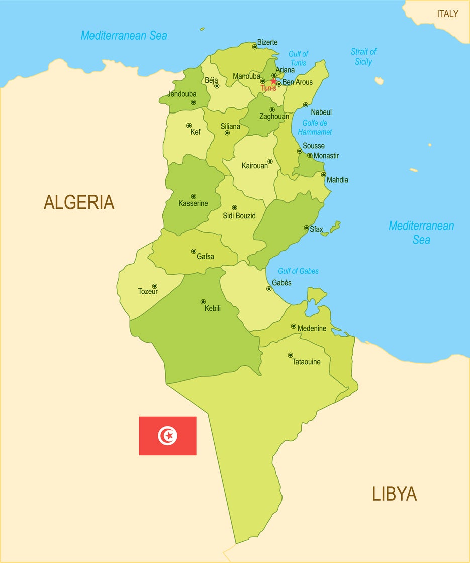 Government advice discourages travel to areas near the Libyan border and south of Kasserine