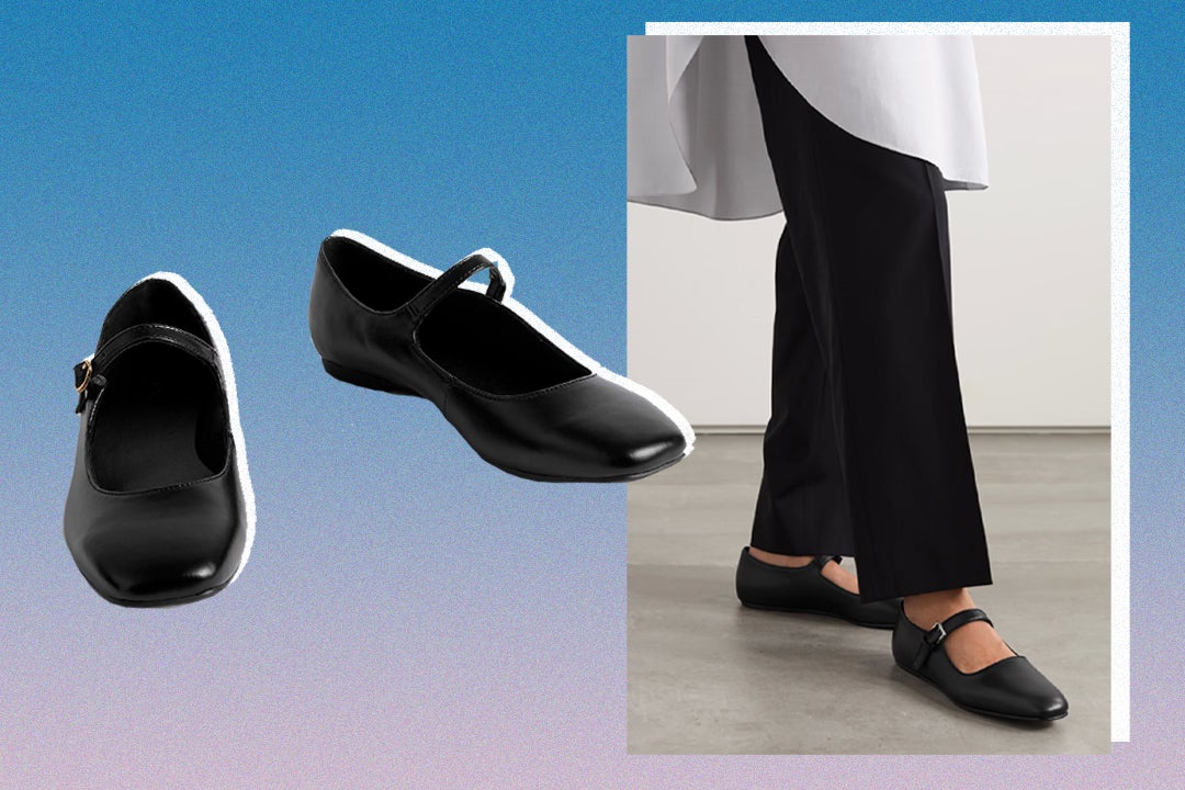 Ballet pumps are a transitional staple