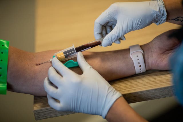 A blood test may predict future heart and kidney risk for people with type 2 diabetes (Simon Dawson/PA)