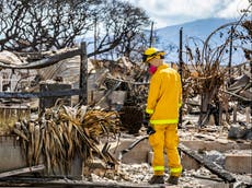 Joe Biden flies to Maui to console survivors of devastating Lahaina wildfire