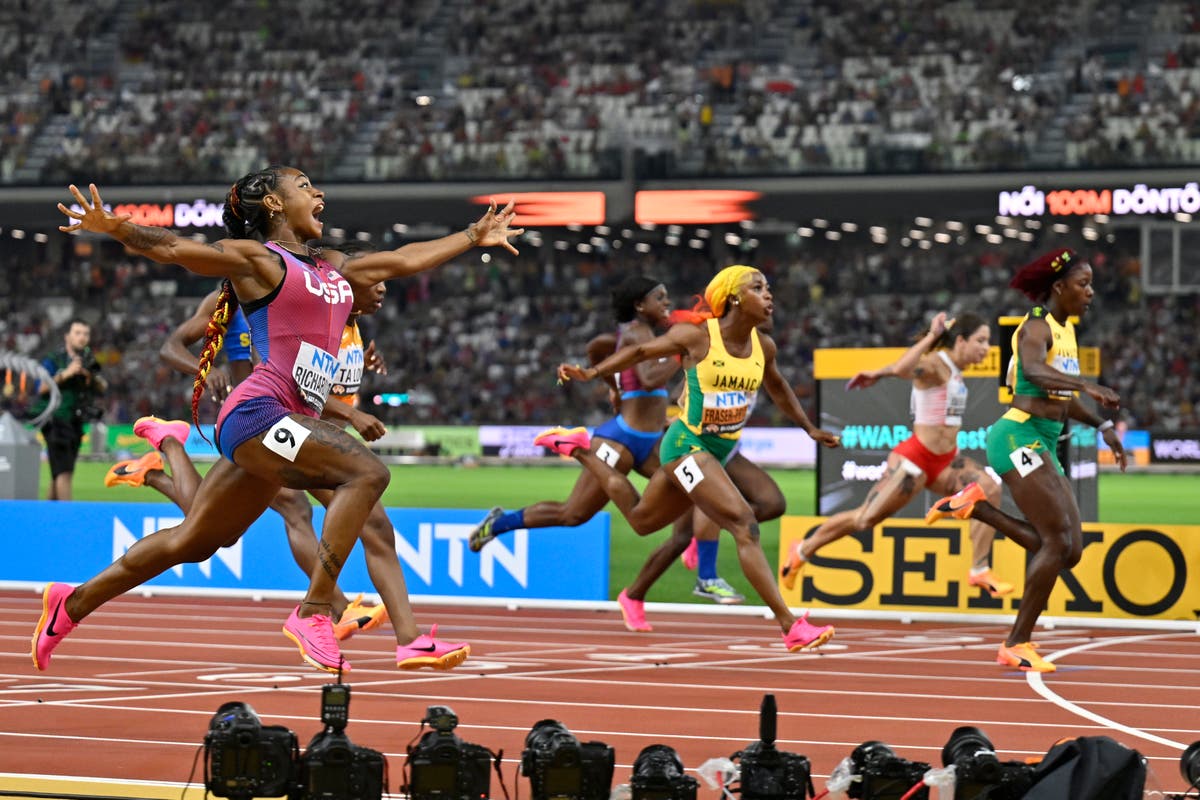 Sha’Carri Richardson’s ‘epic’ wave while winning World Championship