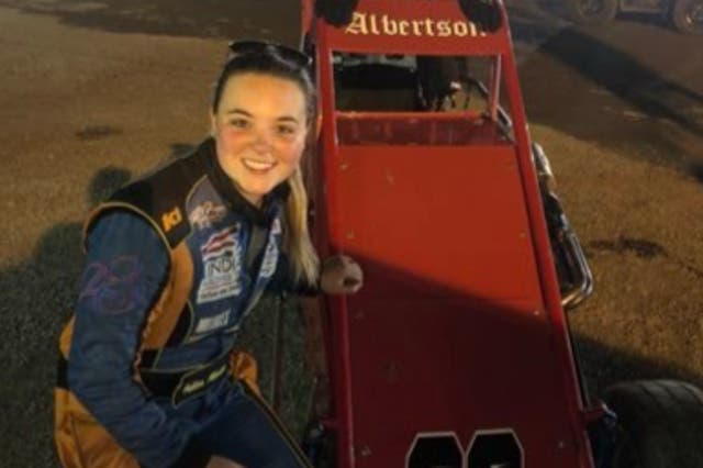<p>Tony Stewart Racing TQ Midget driver Ashlea Albertso, 24, was killed in a ‘road rage’ incident on Indiana highway</p>