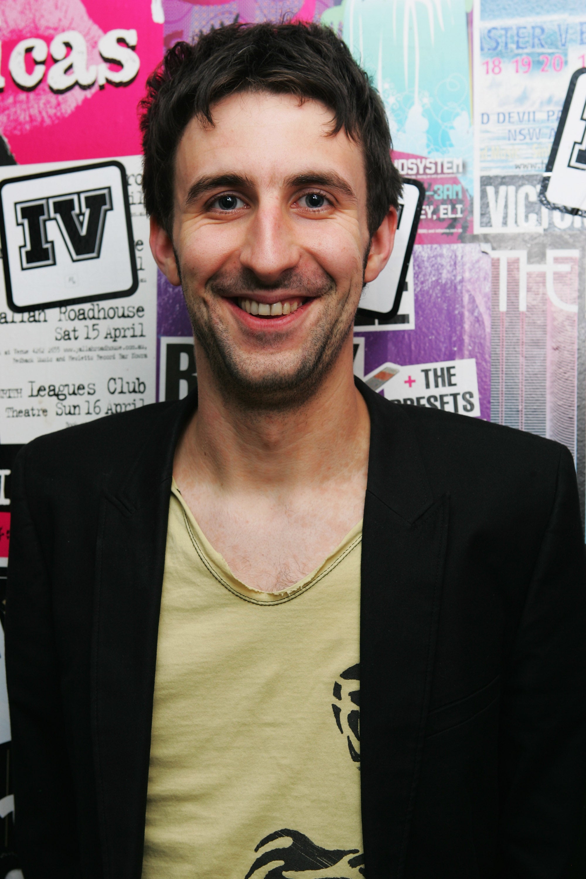 Mark Watson attends the opening night of the Cracker Comedy Festival at the Metro Theatre on April 16, 2008