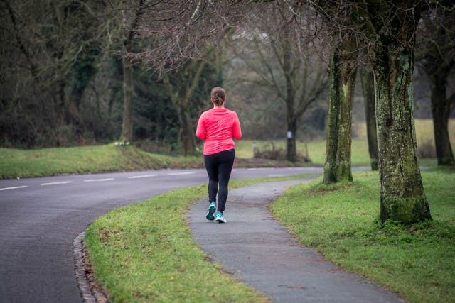 Physical fitness is linked with a lower likelihood of developing heart rhythm disorder and stroke (Ben Birchall/PA)