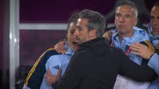 Spain boss Jorge Vilda appears to grab breast of female coach during World Cup final