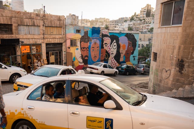 <p>Jordan is brimming with colourful graffiti and street art </p>