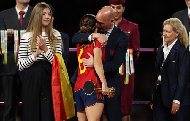 <p>Luis Rubiales’s behaviour after the Women’s World Cup final has been called into question </p>